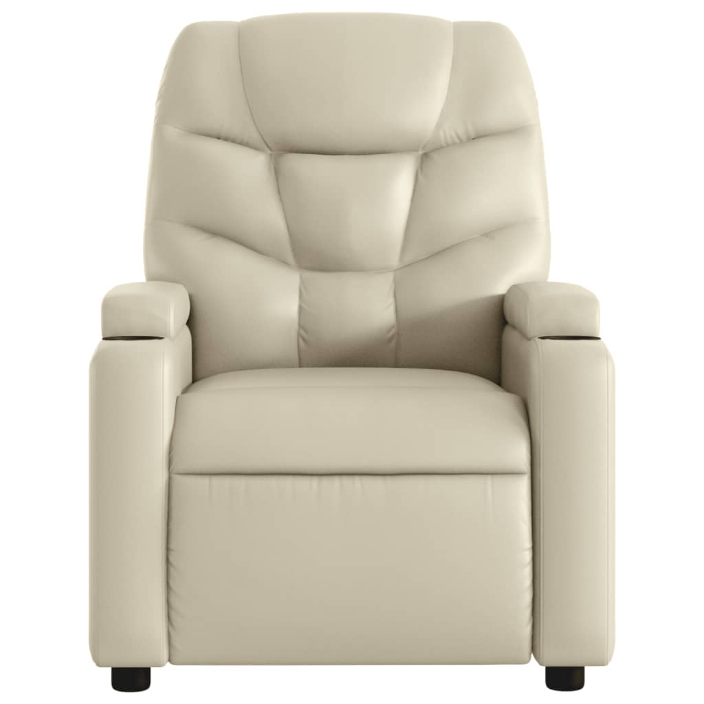 Relax Chair Cream Synthetic Leather