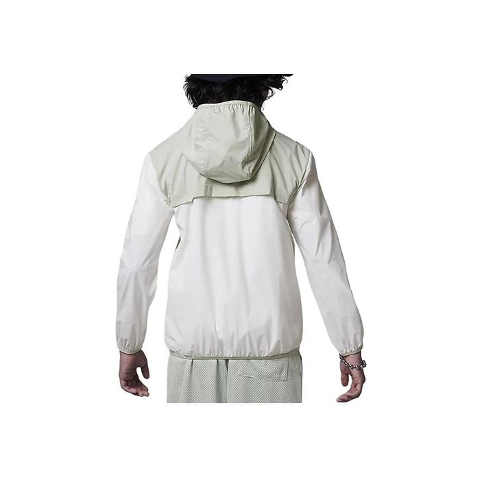 Jordan Color Block Hooded Zip Casual Long Sleeve Jacket Kids Jackets Light-Blue HM4766-088