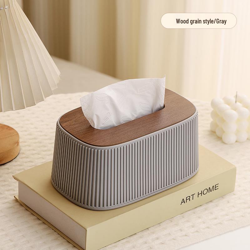 Spring-Loaded Nordic Creative Desktop Tissue and Napkin Holder