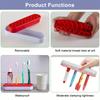 Silicone Makeup Brush Organizers Multifuntional Pen Stand Craft Tool Holder Silicone Texture Suitable for Makeup Brushes