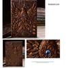 Fashion Vintage Embossed Leather Printing Travel Diary Notebook Journal A5 Book Creative Korean Stationery Office Accessories