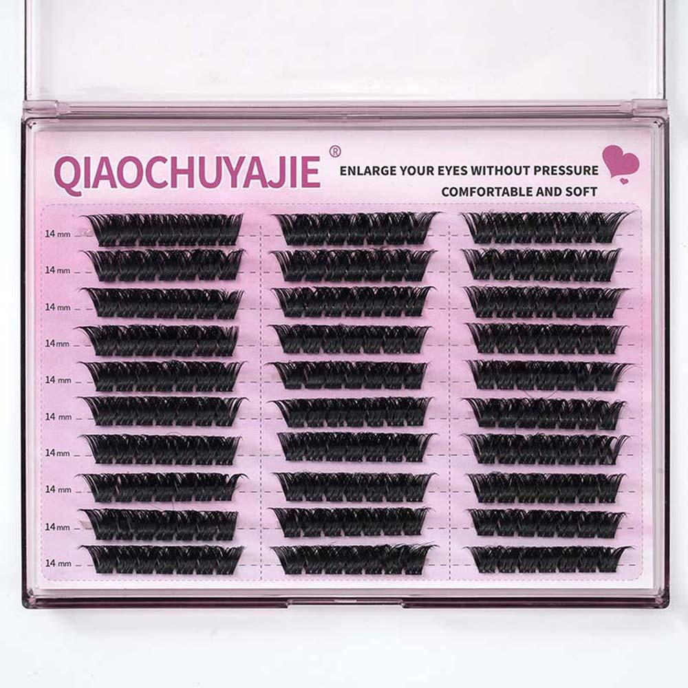 

Segmented L Curl False Eyelashes Eyelashes Extensions Segmented Eyelashes Bundles Cosplay Party D-14mm