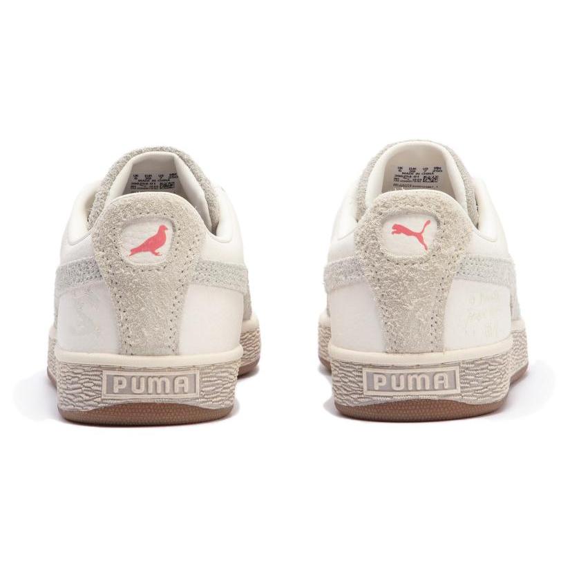 New PUMA X Staple Suede 'White Grey' 396254-01