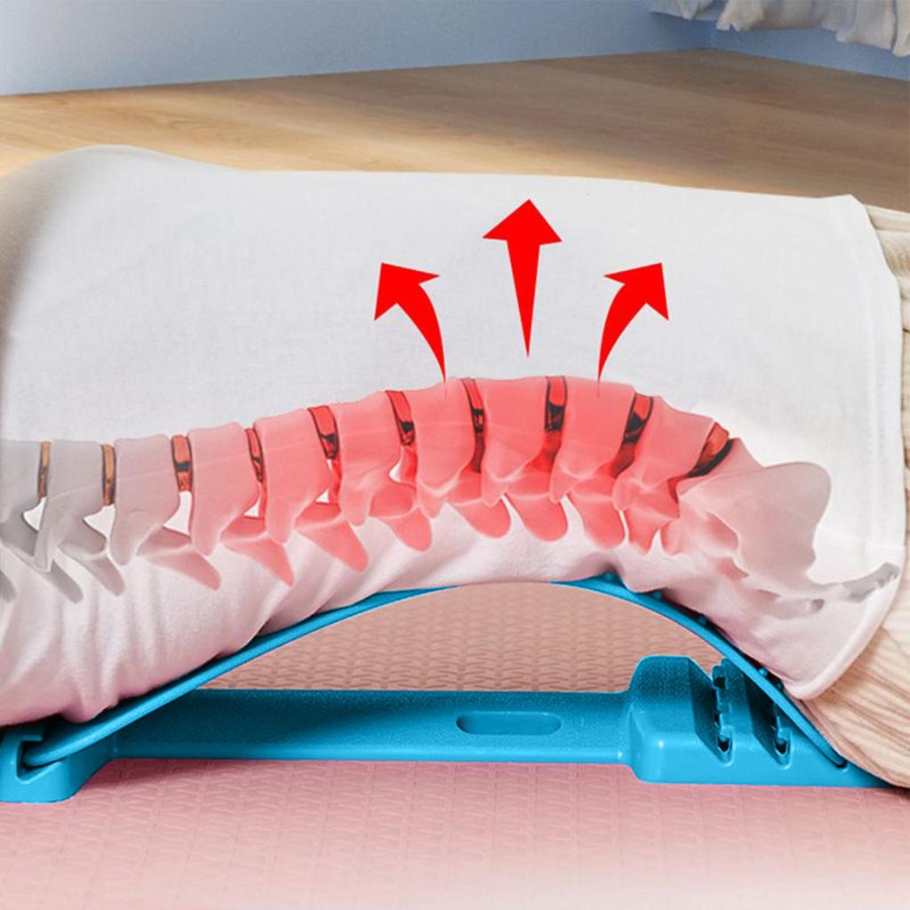 Muscle Relief Board Lumbar Support Board 4-level Adjustable Back Stretching Manual Massagers For Spinal Correction Shoulder