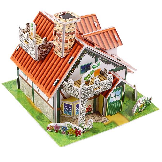 3D Children's DIY Paper Puzzle Model - Early Education Toy & Gift