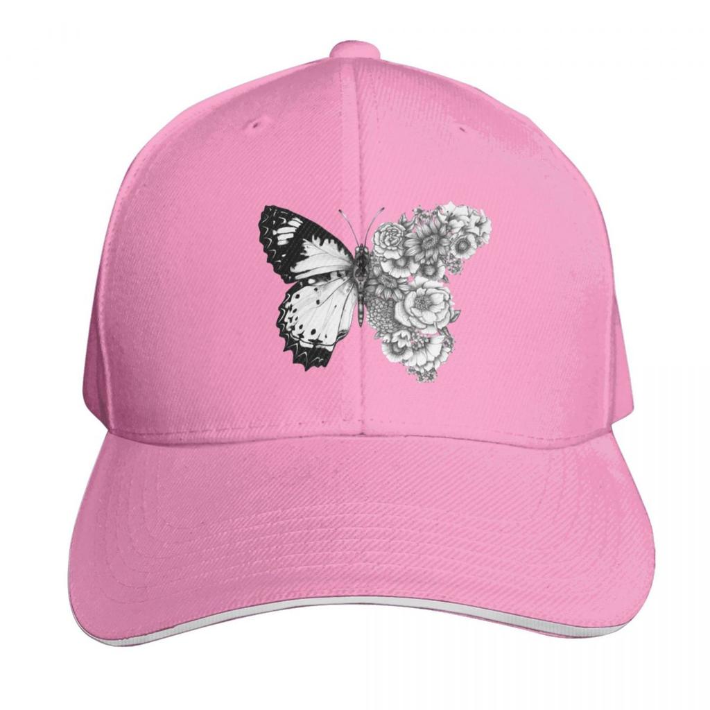 Butterfly In Bloom Baseball Cap Fun Hats Beach Outing Sailor Cap for Unisex Bobble Hat Baseball Unisex Womens
