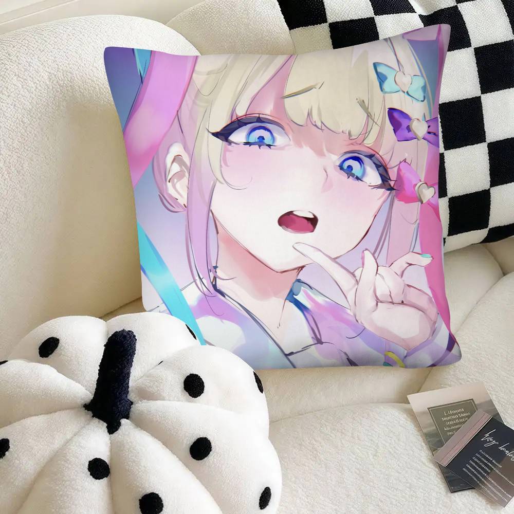 Needy Streamer Overload Pillow Case Fashion Square Pillowcase Bedroom Sofa Room Ins Decoration Leisure