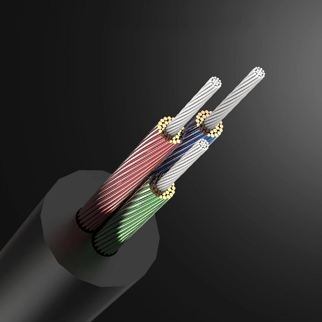 AUX Mini Jack Audio Cable 3.5mm 3m - Black