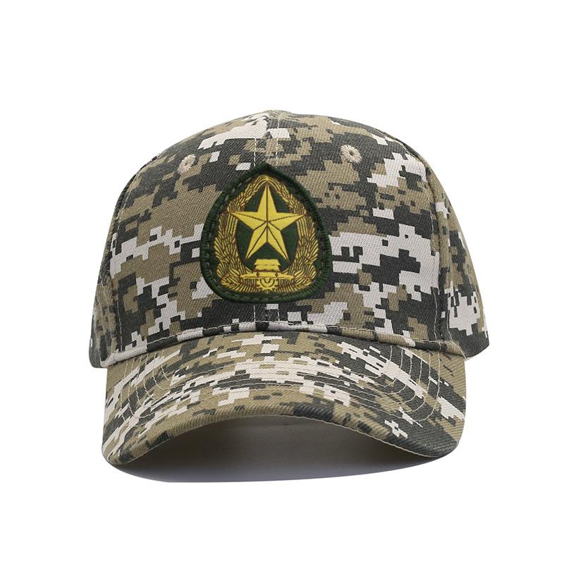 Outdoor Sports Visor Male Tactical Military Fan Camping Cap Female Digital Camouflage Baseball Cap