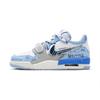 Legacy 312 Xingji Abrasion Resistant Low Top Vintage Basketball Shoes Men's Blue White CD7069-141(Team1822-)