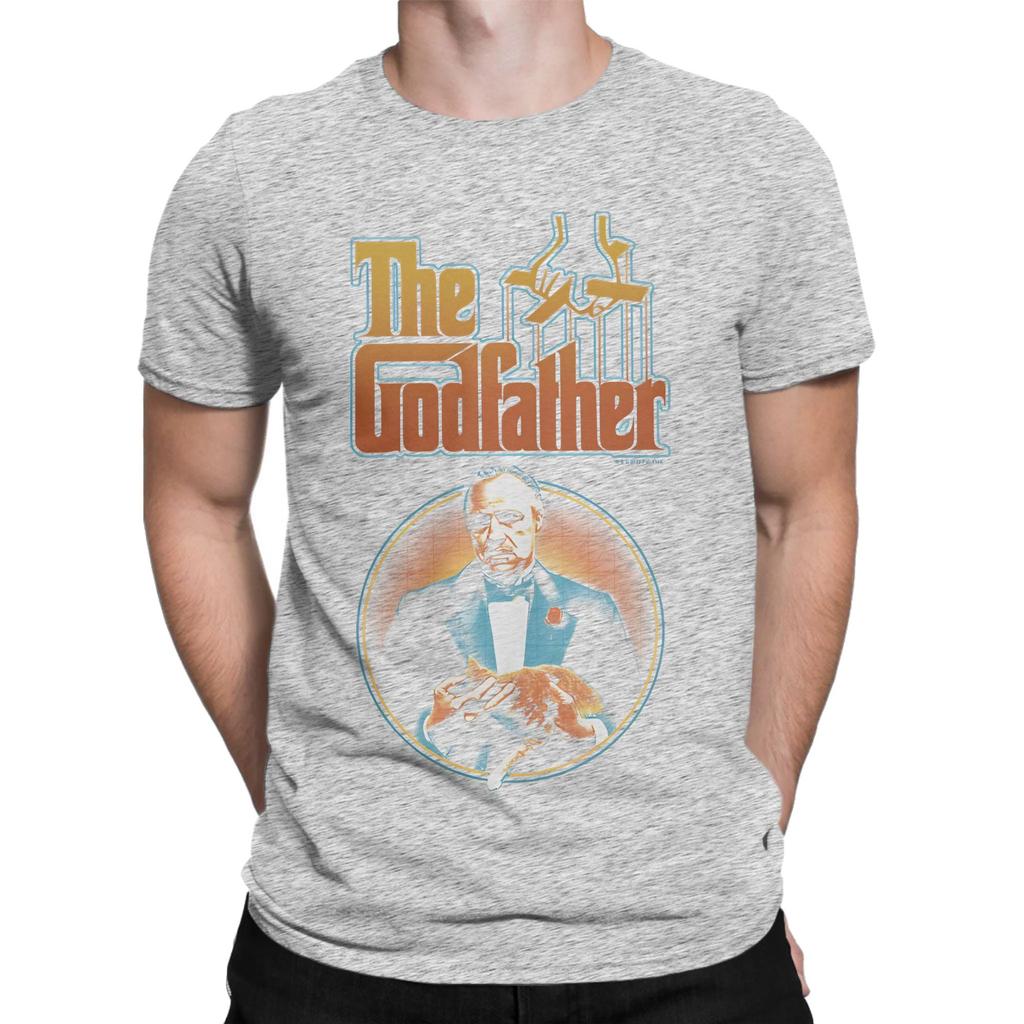 The Godfather Vito Corleone The Don Poster Funny 100 Cotton TShirt The Godfather Tops Tees For Unisex