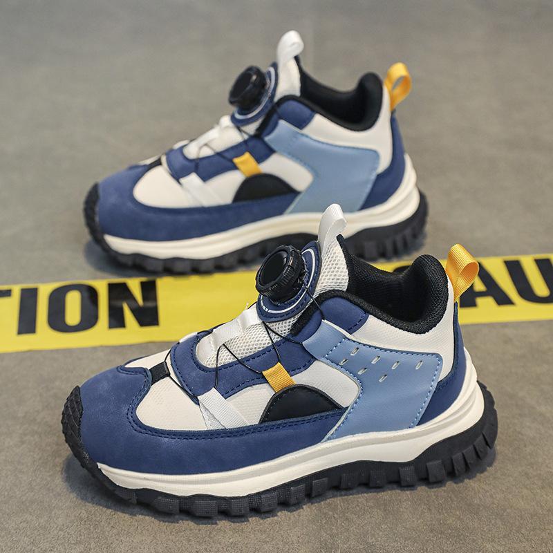 

Мужская и женская спортивная обувь плюс хлопок 2025 осень и зима новая детская хлопковая обувь застежка-кнопка повседневная обувь нескользящая студенческая обувь 39