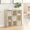 Sideboard with Drawers Sonoma Oak 73.5 x 24 x 69.5 cm