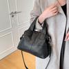 Simple Women's Handbag, Solid Color, Large Capacity Women's Shoulder Bag, Multi Compartment Storage, Suitable for Women's Holiday Gifts