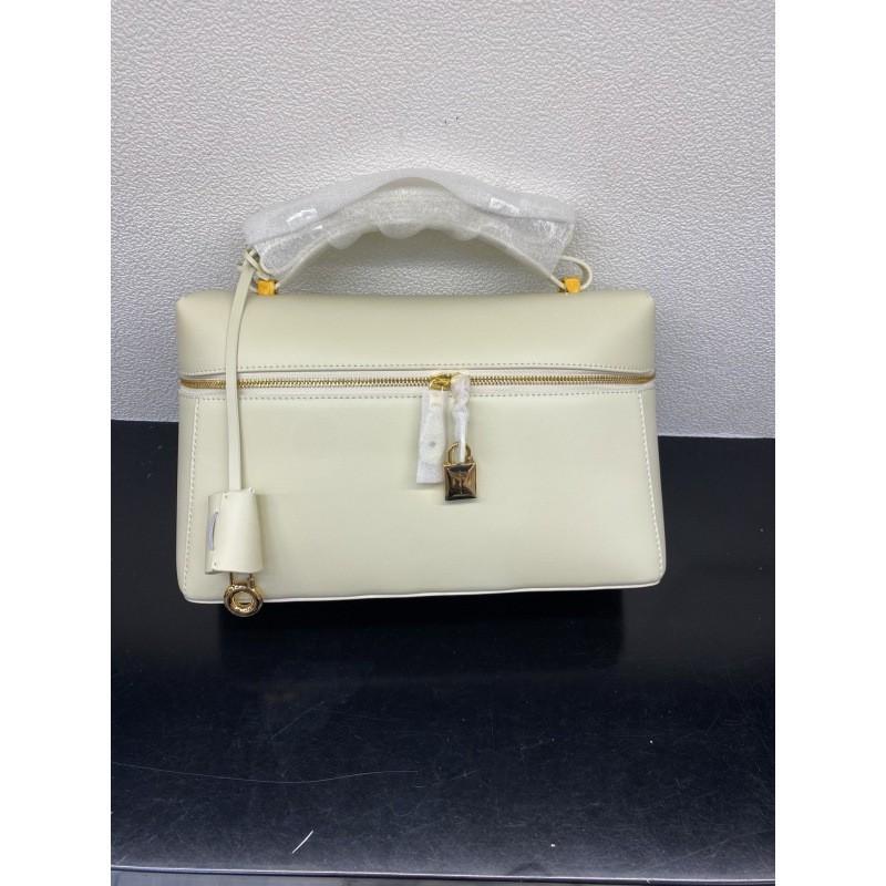 Genuine Leather Lunch Tote Bag Retro Vintage Handbag Daily Shoulder Women