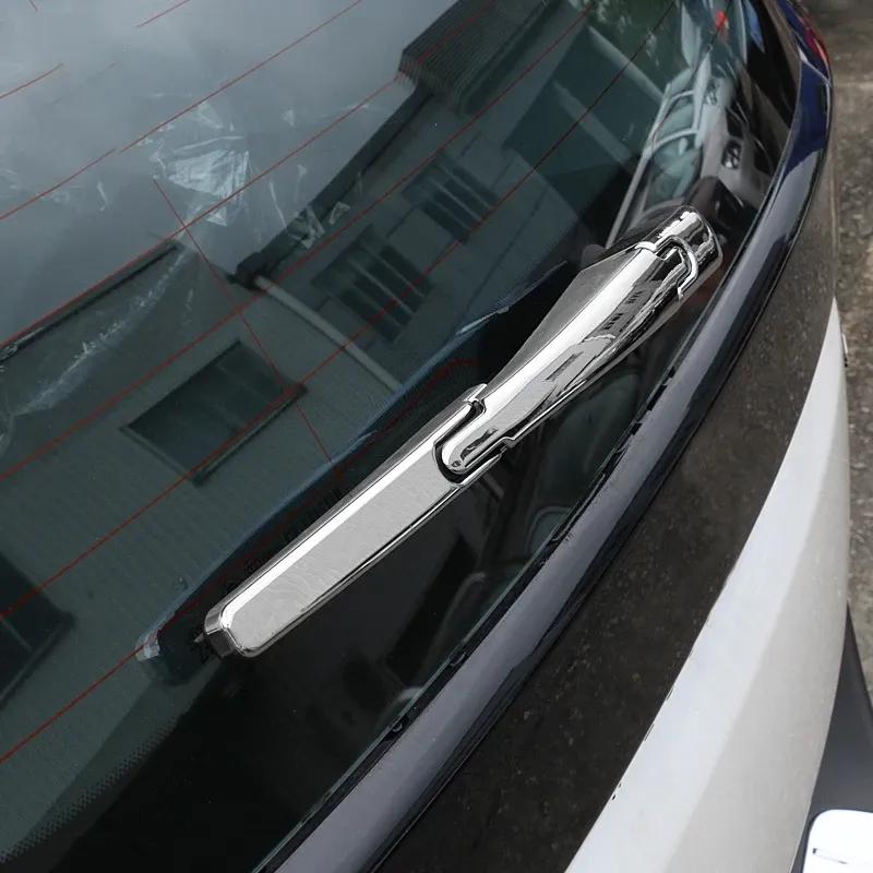 Rear Wiper Window Wiper Cover Trim Stickers For Peugeot 3008 GT MK2 2016 2017 2018      ABS Car Accessories