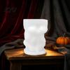 Dwarf Ornament Mold Halloween Ghost Figurine Silicone Mold, Holding Skull Gnome Casting DIY Easy Release Reusable Candle Making