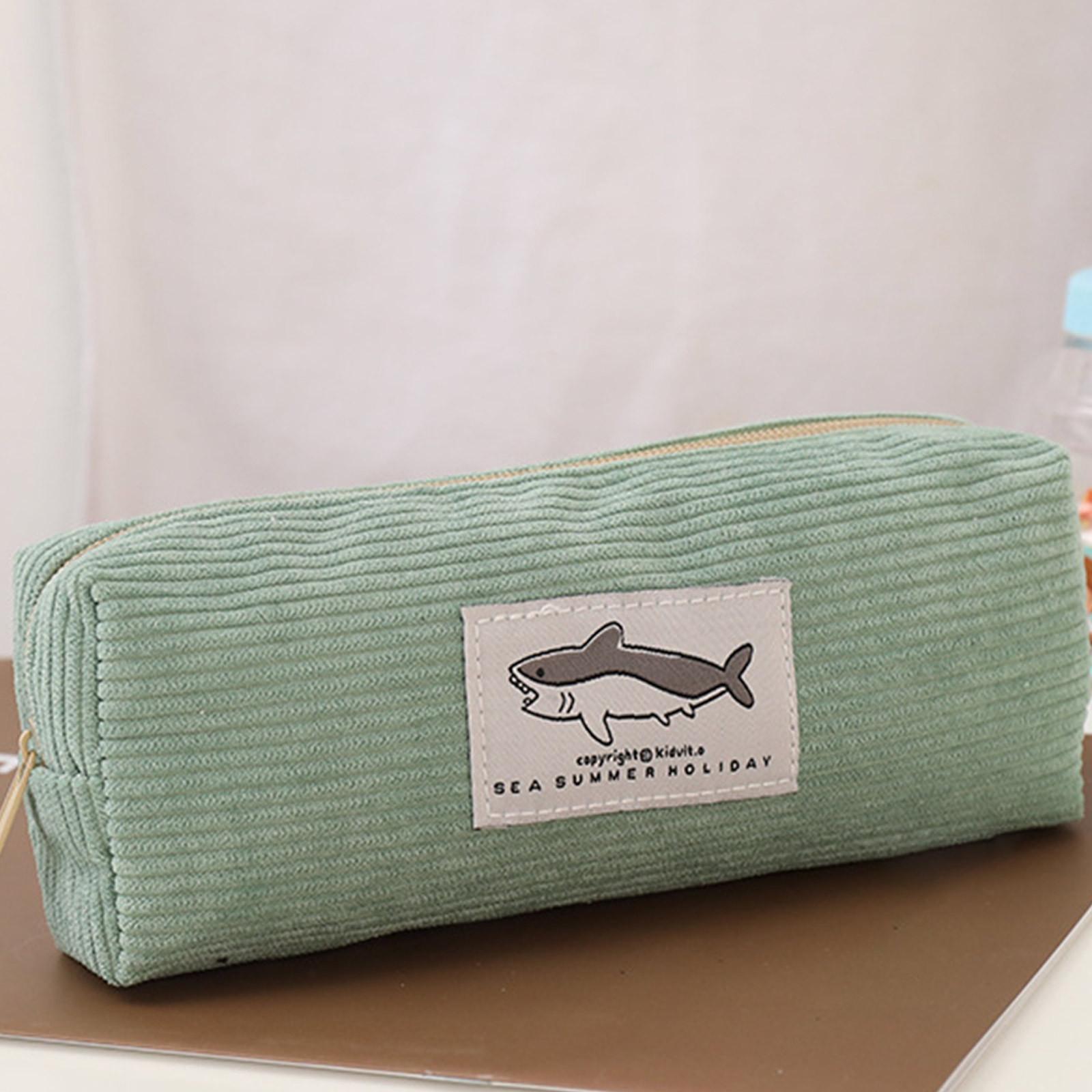 

Сумка для ручок для вишивки для учнів початкової та середньої школи, мила велика квадратна високоякісна сумка для зберігання канцелярських товарів One Size зелений