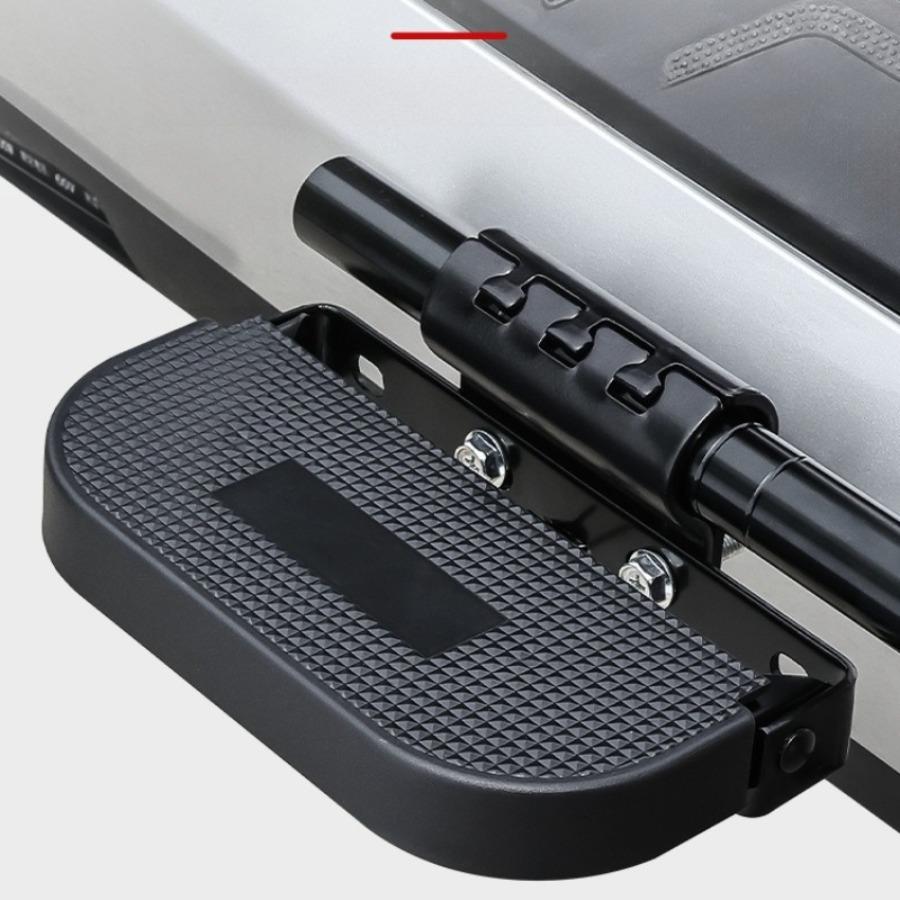 Foldable Wide Foot Pegs - Side-Mounted Protection Bars & Foot Rests for Electric Bikes & Motorcycles