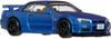 Hot Wheels Car Culture Timeless Icons Nissan Skyline II Vehicle Toy Diecast Car for Ages 3 and JBK92 GT-R V-Spec (BNR34) Up, Blue,