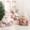 Cute Christmas Faceless Figurine Set Cartoon Rumpelstiltskin Small Ornament  Christmas Day