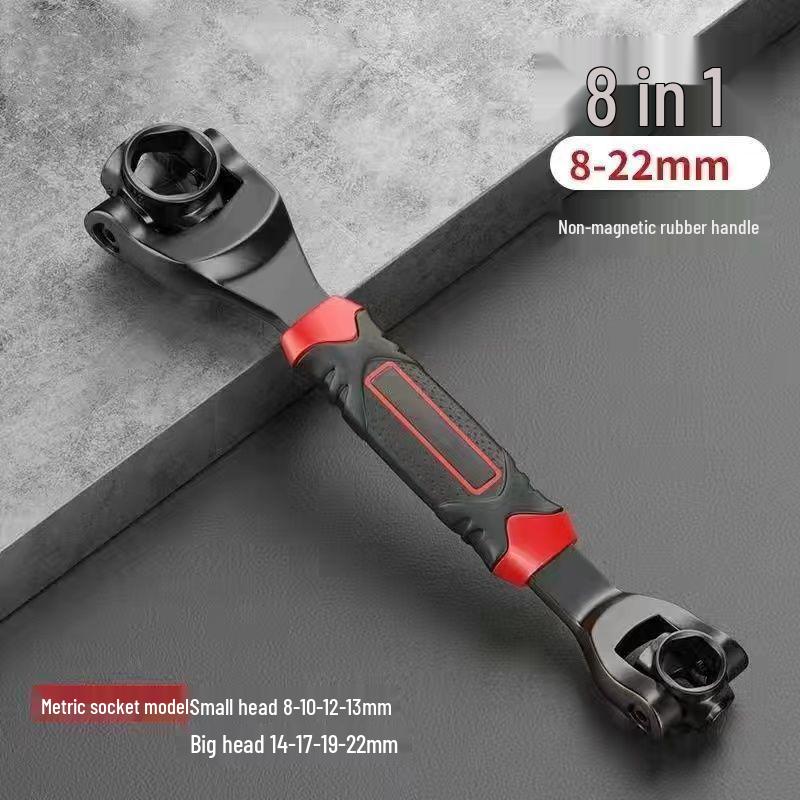 52-in-1 Multifunctional Universal Wrench: Multi-Head Torx Bone Socket Tool for Repair & Disassembly.