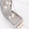 Korean Style Double Layer Pearl Sweater Chain Necklace 