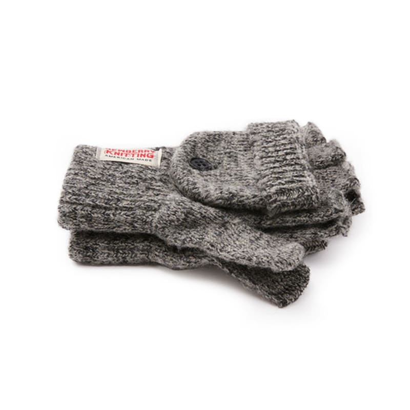 NEWBERRY KNITTING Deerskin Glommet Gloves - Charcoal