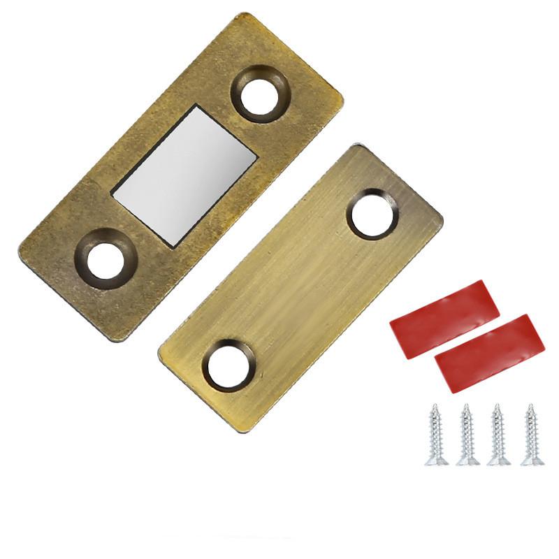 2pcs/Set Magnetic Cabinet Catches Magnet Door Stops Hidden Door Closer With Screw For Closet Cupboard Furniture Hardware