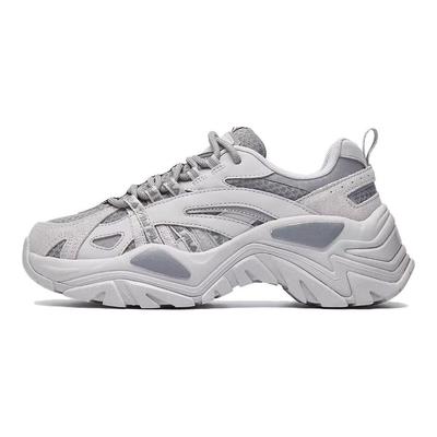 Scarpe da ginnastica basse a spina di pesce comode versatili traspiranti da papà unisex Grigio 1RM02723F-050