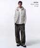 Musinsa Standard [City Leisure] Hooded Light Down Vest [Stone White]