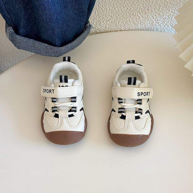 Frühling und Herbst neue Kinderschuhe Jungen und Mädchen rutschfeste weichsohlige Babyschuhe atmungsaktive und leichte Baby-Kleinkindschuhe