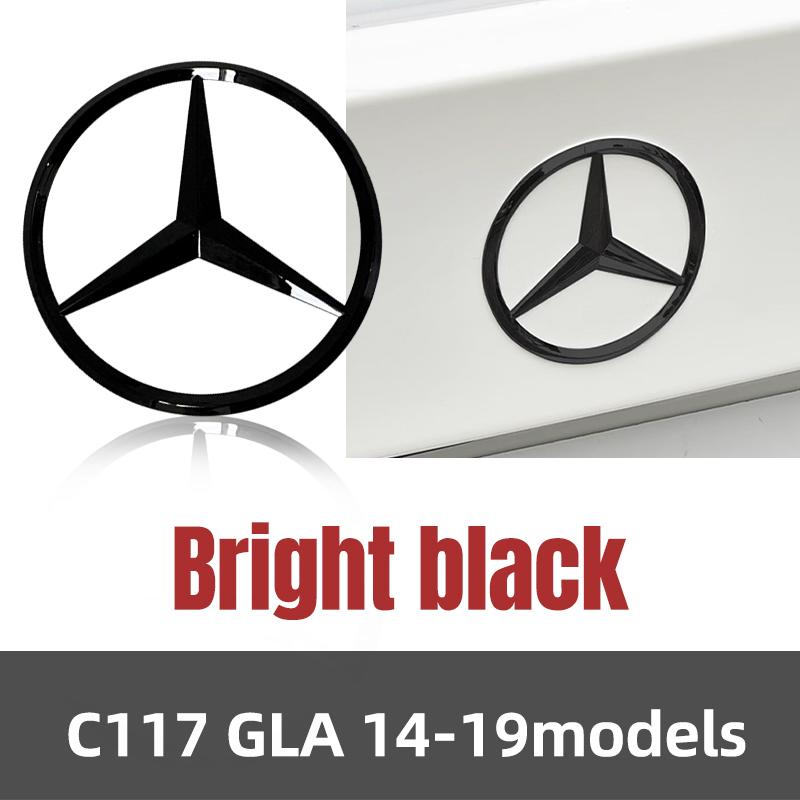 ABS Heck Stern Embleme Kofferraum Stern Logo Aufkleber Plakette für Mercedes Benz W204 W205 W206 W212 W213 W177 W176 W117 W222 W223