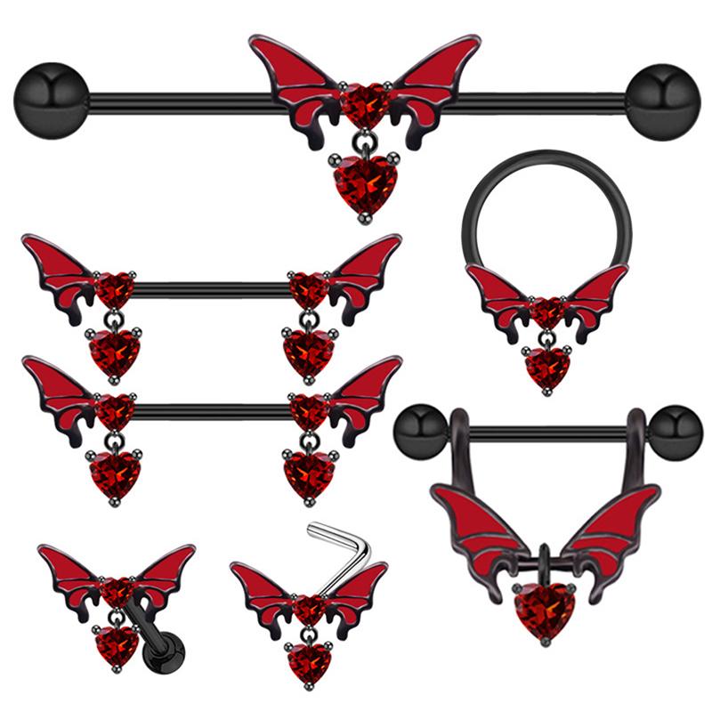 

Бабочка Сердце в форме кулона Пупко Кольцо Нос Сосок Кольцо Ухо Кость Гвоздь