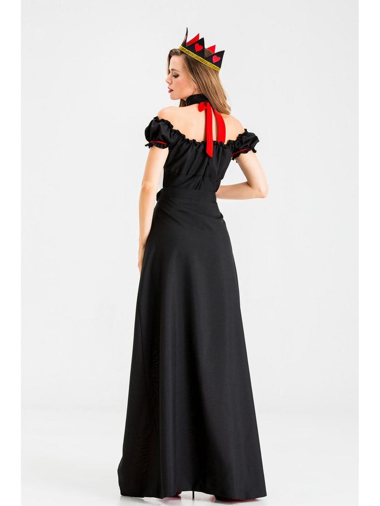 Red Heart Queen European & American Halloween Costume: Witch, Vampire, Clown