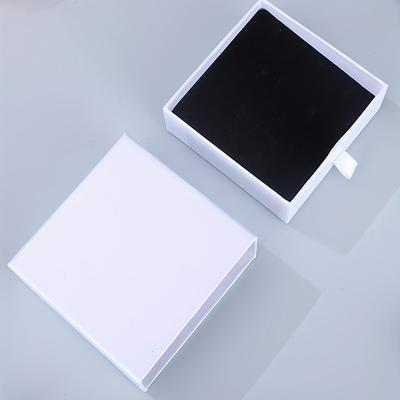 1PC - Jewelry Box Drawer Ring Box Storage Necklace Box Mini White Gift Box Small Gift Box Necklace Ring Earring Box
