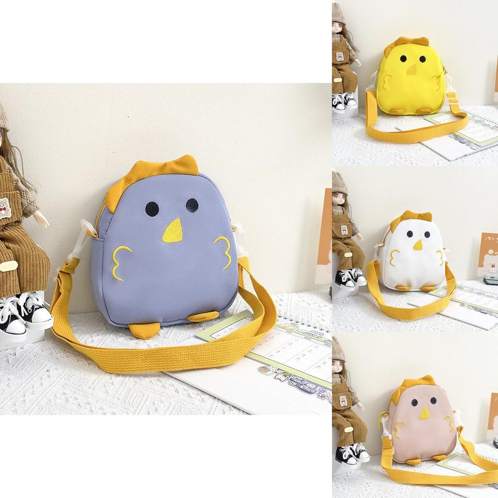 Cute Chick Cartoon Shoulder Bag For Kids Lightweight Mini Crossbody For Boys And Girls Daily Use