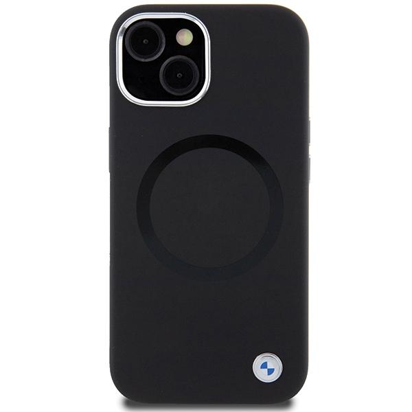 BMW BMHMP15MSILBK2 iPhone 15 Plus / 14 Plus 6.7" black/black Signature Liquid Silicone MagSafe