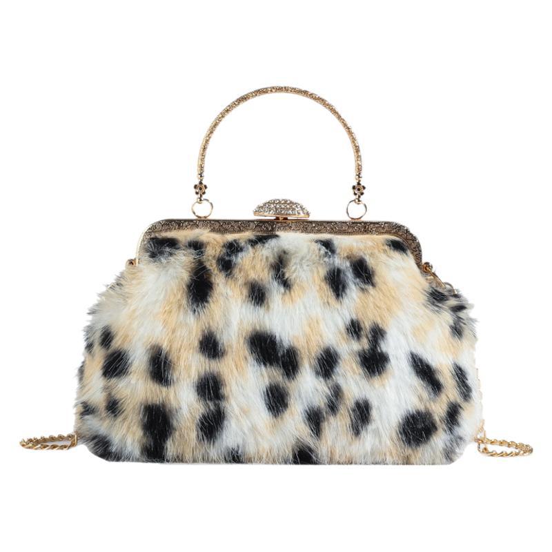 2025 autumn and winter new fashion Mao Mao chain bag, shoulder messenger bag, women's bag, support a large number of mixed batches