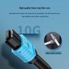 Shengwei 8-Core MPO-LC OM3 Multimode Fiber Optic Patch Cable