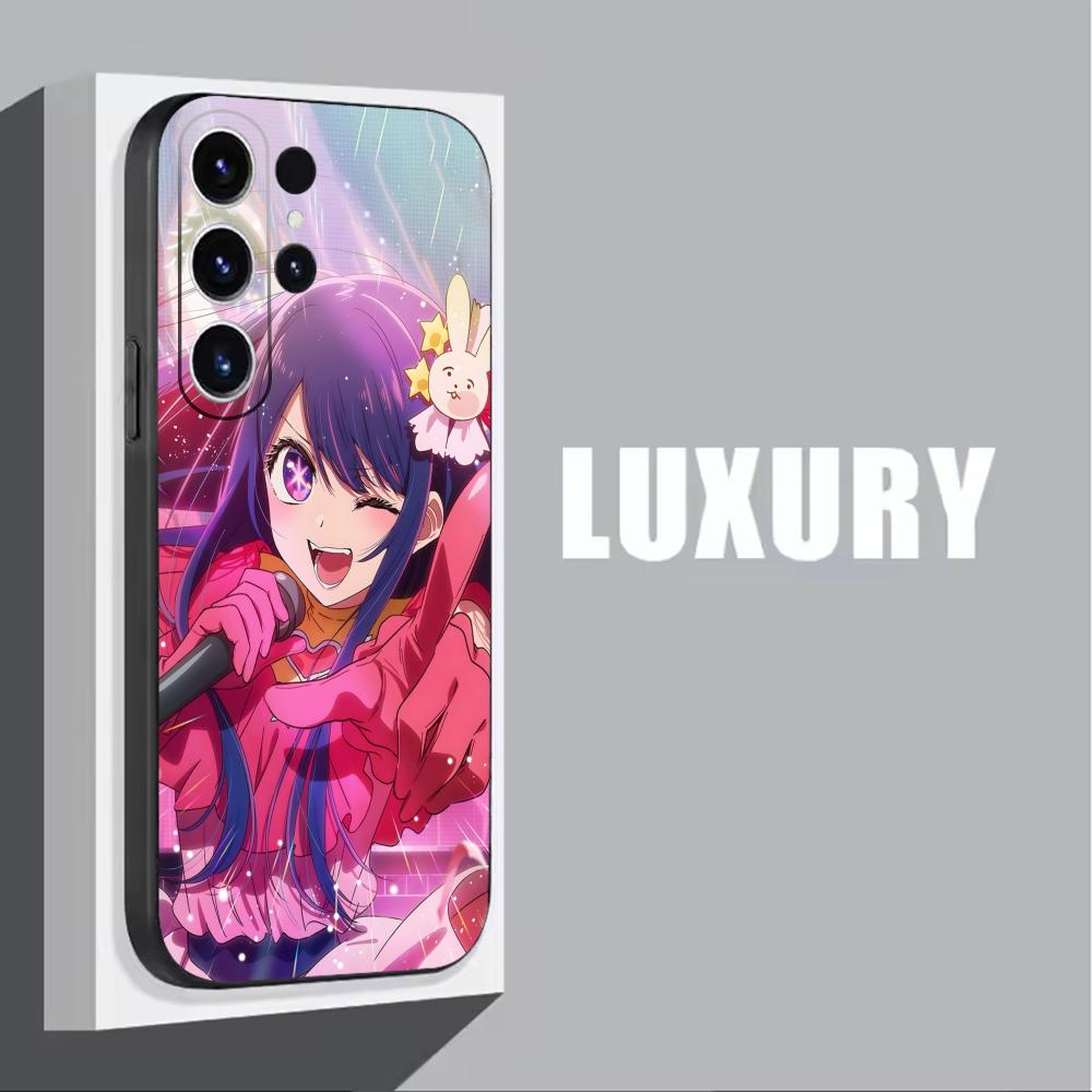 Anime Oshi no Ko  Phone Case For Samsung Galaxy S25 S24 S23 S22 S21 S20 Plus Ultra Note20 Soft Black