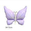 Pink Butterfly Birthday Decoration Balloon Set Tableware Cup Plate Napkin Gift Bags Backdrop Banner KeyChain Girl Party Supplies