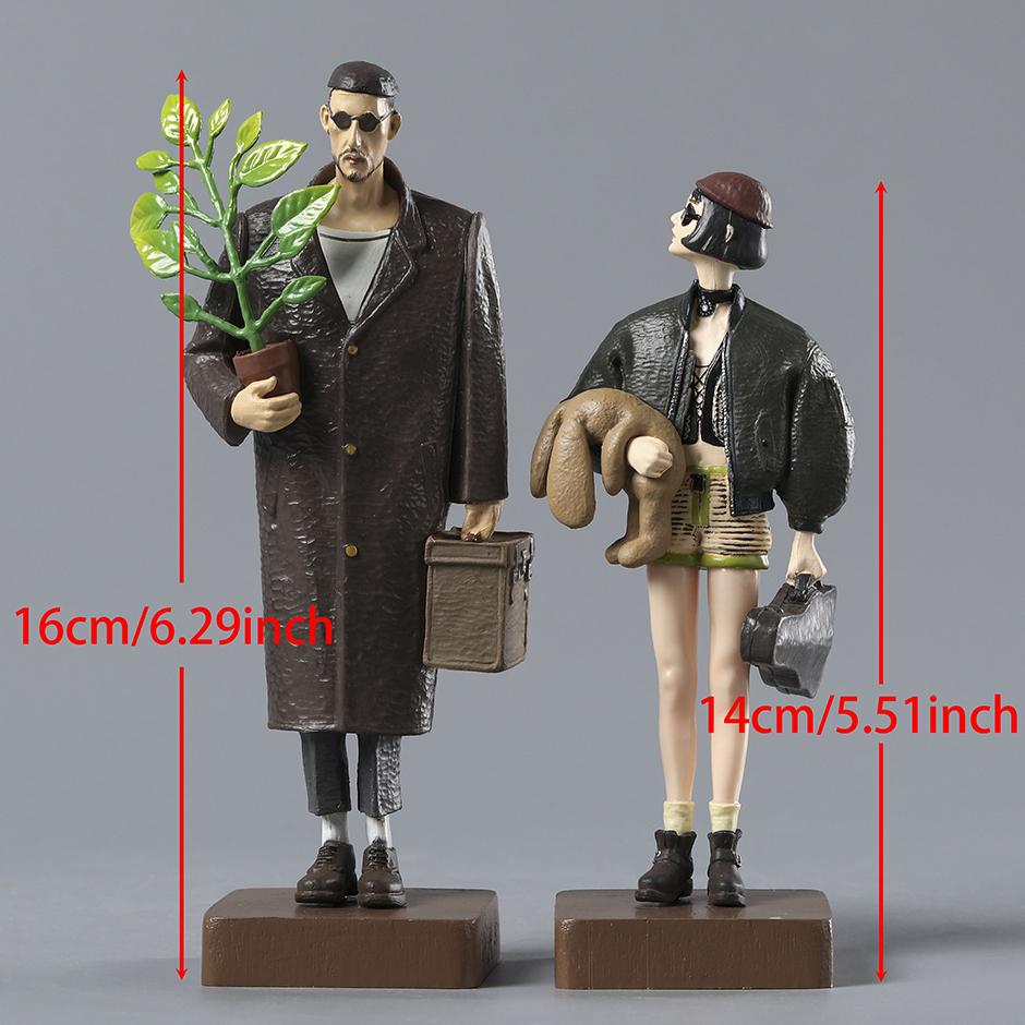 The Professional Leon & Mathilda PVC Figure Collectible Model Toy 2-pack