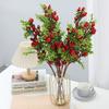 Realistic Artificial Pomegranate Branches Plastic Foam Fruits Branches  Home Living Room Decor