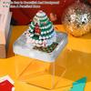 3D Paper Sculpture Calendar 2026 Daily Tear-Off Notepad with Tree House Design Desktop Organizer Decorative Gift for Office Home Use