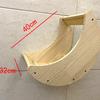 Solid Wood Wall-Mounted Cat Climbing Ladder Sturdy and Durable Cats Climbing Frame Scratching Cat Jumping Platform Pet Products