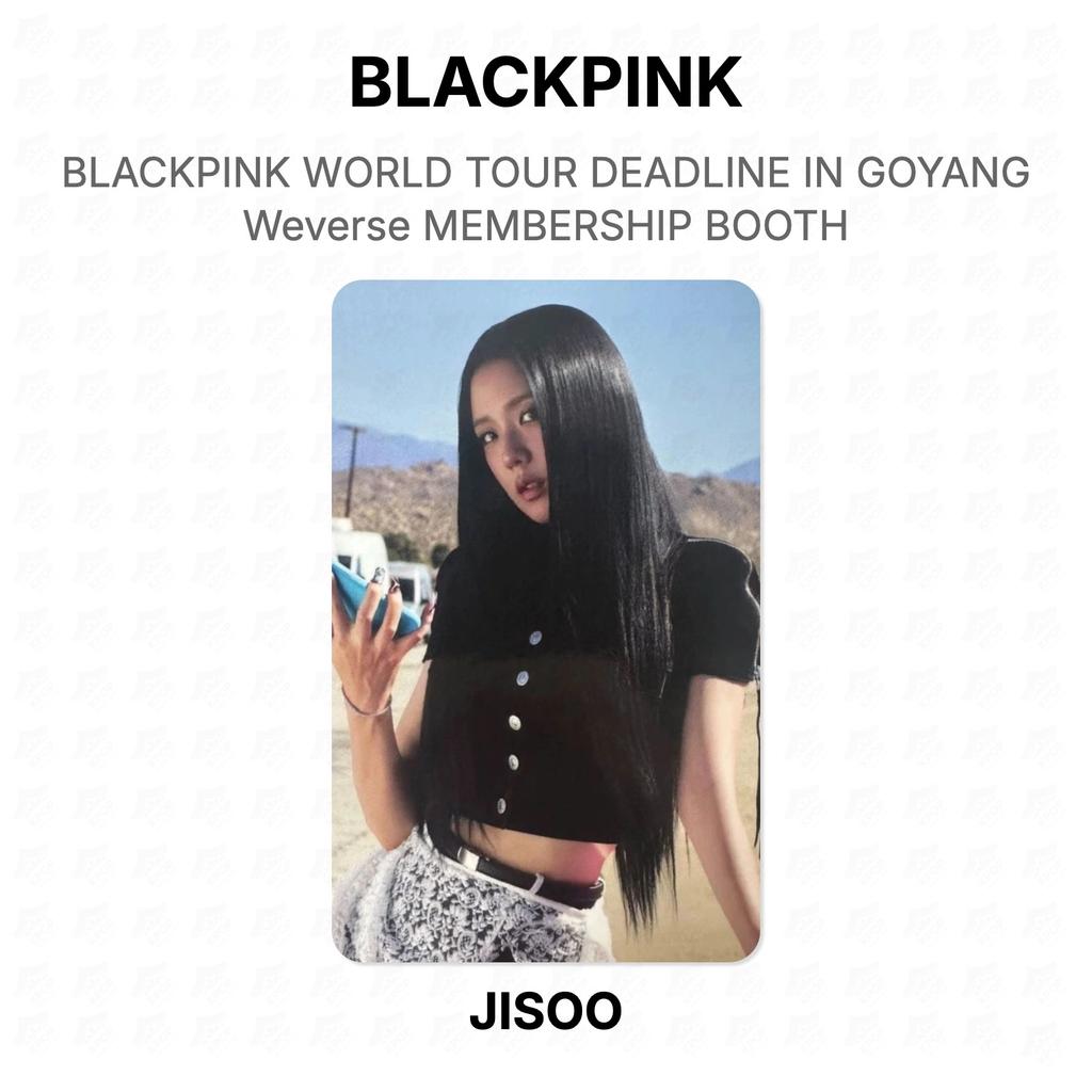 BLACKPINK WERELDTour DEADLINE IN GOYANG Weverse LIDMAATSCHAP STAND Officiële Fotokaart