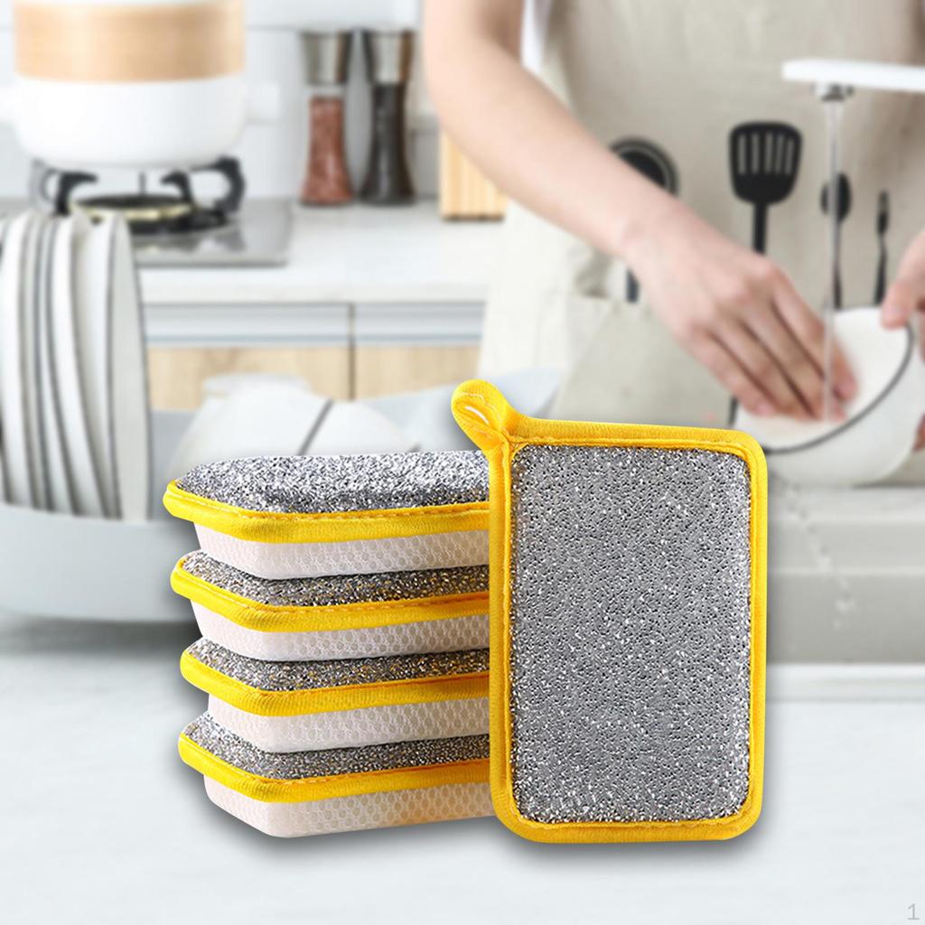 Saugfähige Schwamm Geschirrspültücher Schrubben Mehrzweck für Gläser