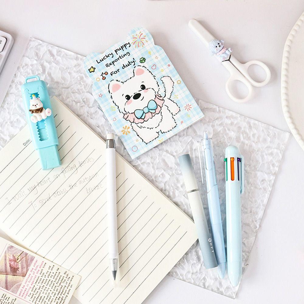 8pcs Students Gift Stationery Set Puppy Design Highlighter Cartoon Pencil Eraser  School Office