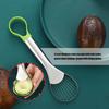 Professional Stainless Steel Fruit Cutter For Avocado Peach Dragon Fruit Cores Removal Ergonomic Nonslip Handle Slicer